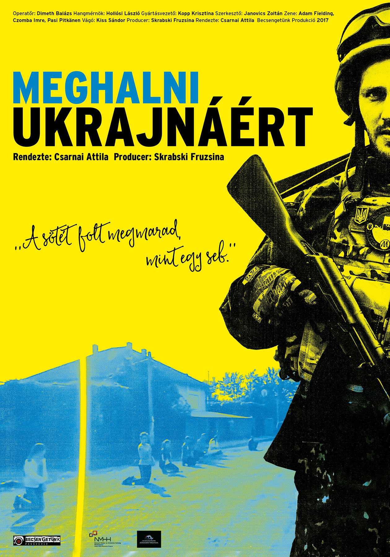 Meghalni Ukrajnaert plakat